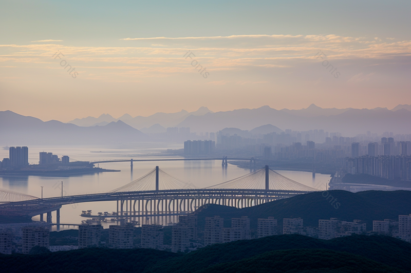 珠海港珠澳大桥景观摄影,高清,摄影图,摄影图片,图片大全,摄影图免费下载